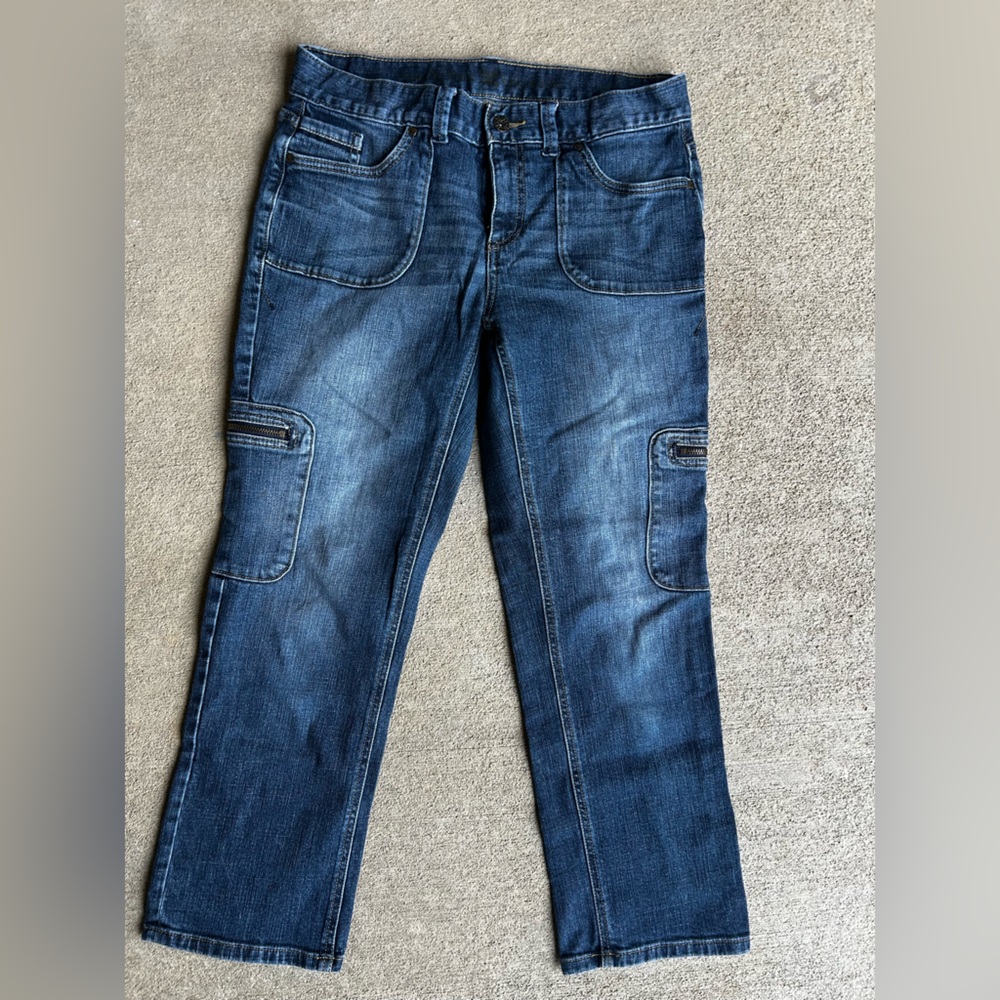 Simply Vera Vera Wang Dark Blue Straight Leg Jeans
